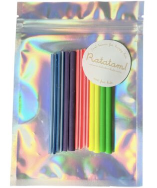 10 PETITES BARRES MULTICOLORES A CLIPSER SUR LES RAYONS DU VELO BS-A041 RATATAM KIDS