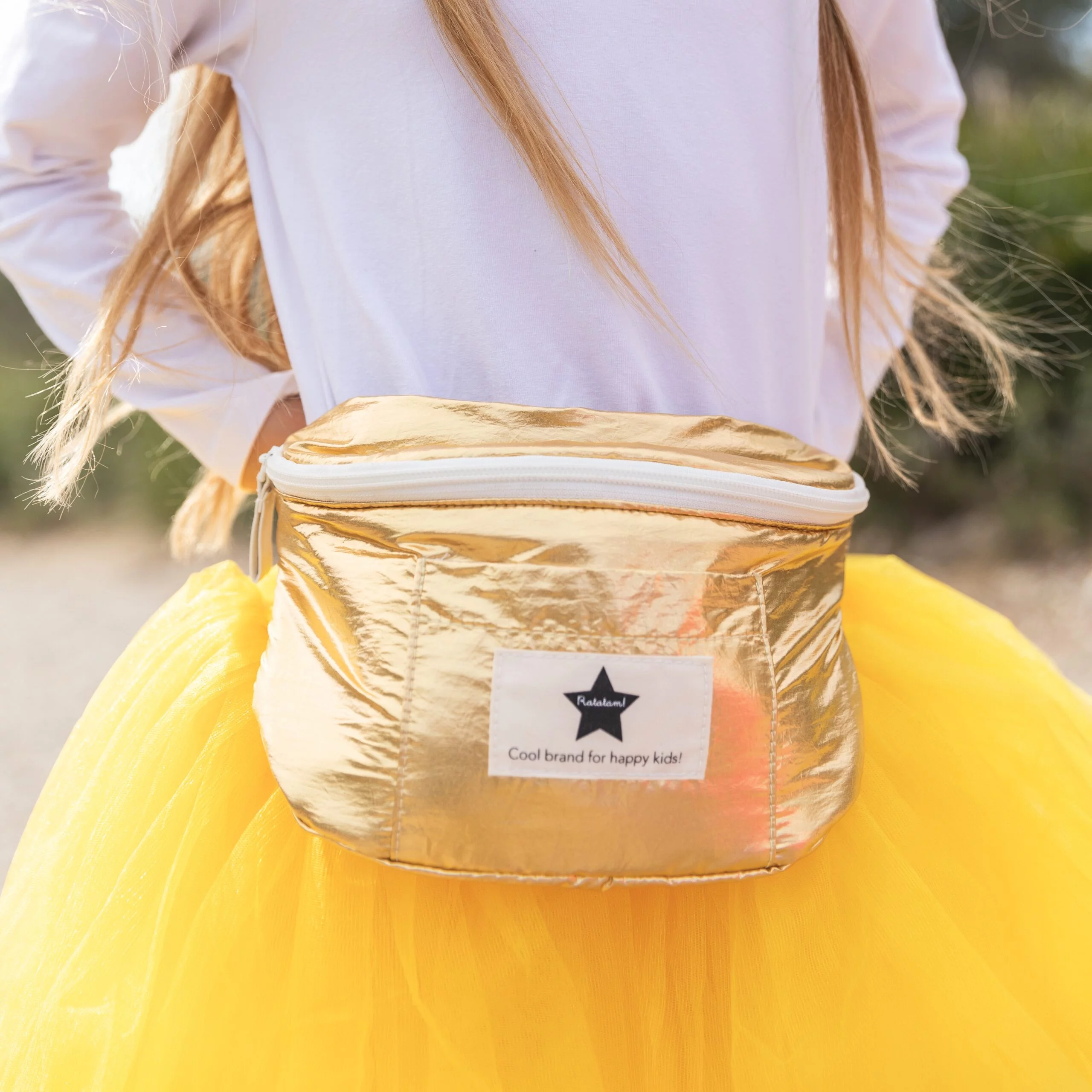 SAC BANANE METALLIQUE OR RATATAM KIDS BN-A029