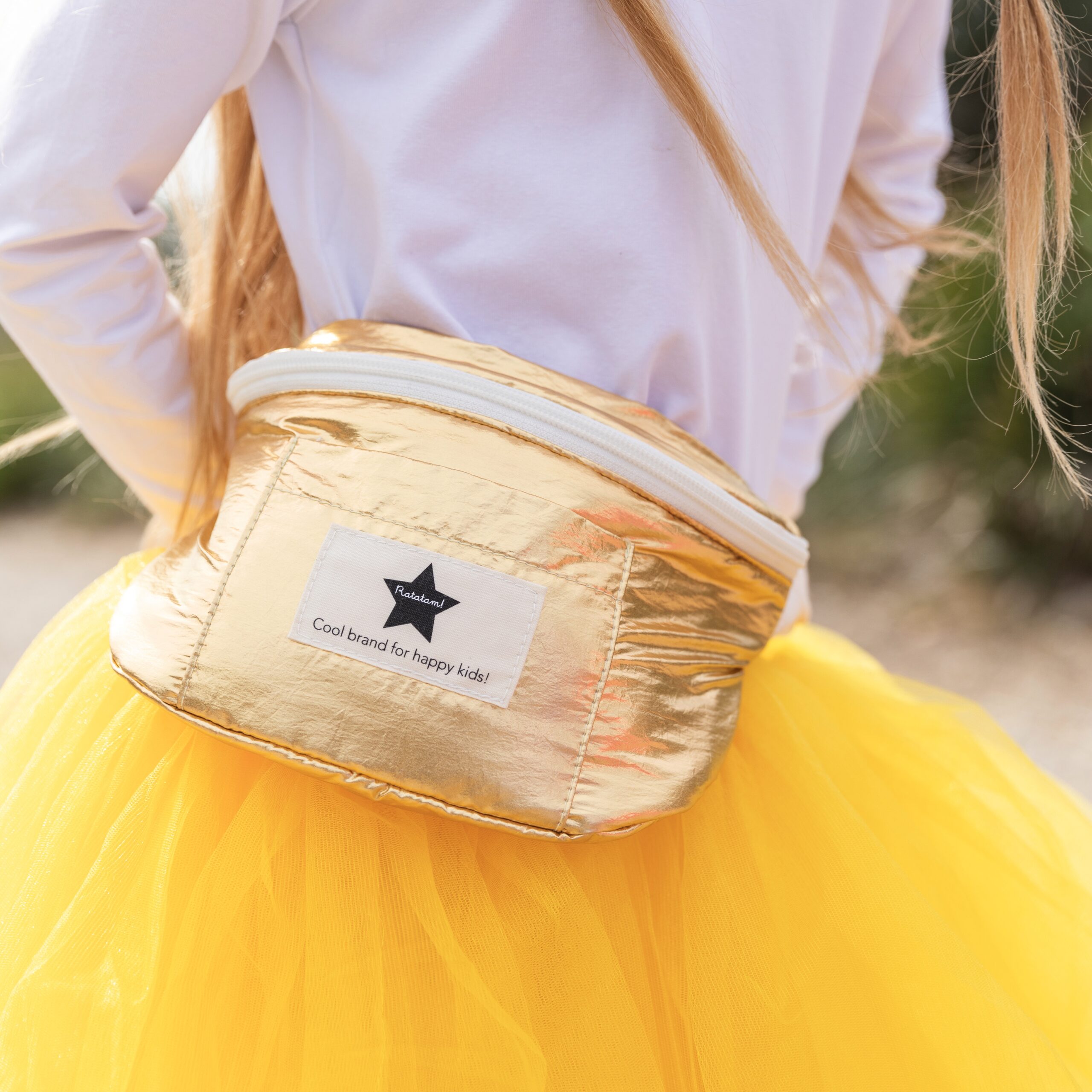 SAC BANANE METALLIQUE OR RATATAM KIDS BN-A029