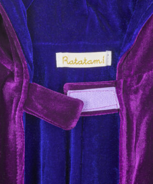 DEGUISEMENT DRAGON EN VELOURS VIOLET ET BLEU DG-S011 RATATAM KIDS