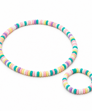 SET COLLIER BRACELET BONBON