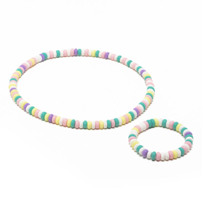 SET COLLIER PERLES MULTICOLORES CO-BON04 RATATAM KIDS