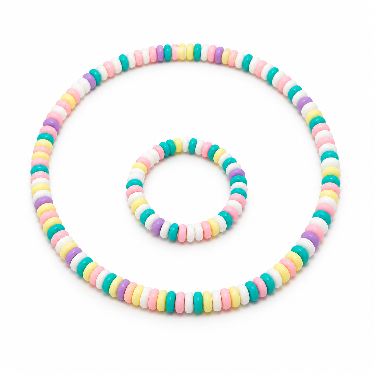SET COLLIER BRACELET BONBON