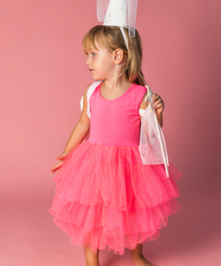 ROBE TUTU ROSE FUSHIA ENFANT