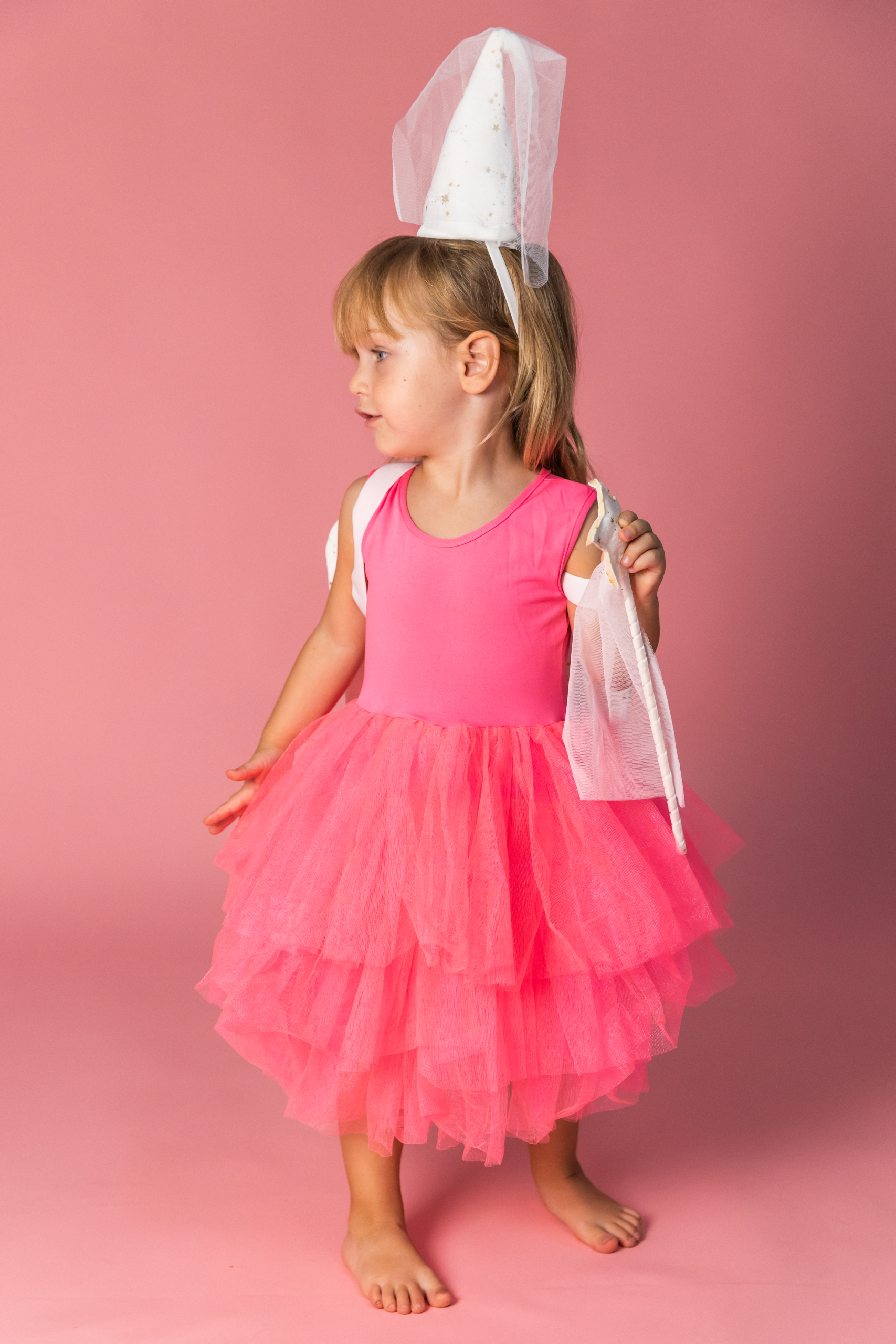 TD-S015 ET TD-S016 TUTU DRESS PINK LIFETYLE-1 ROBE TUTU ROSE FUSHIA ENFANT