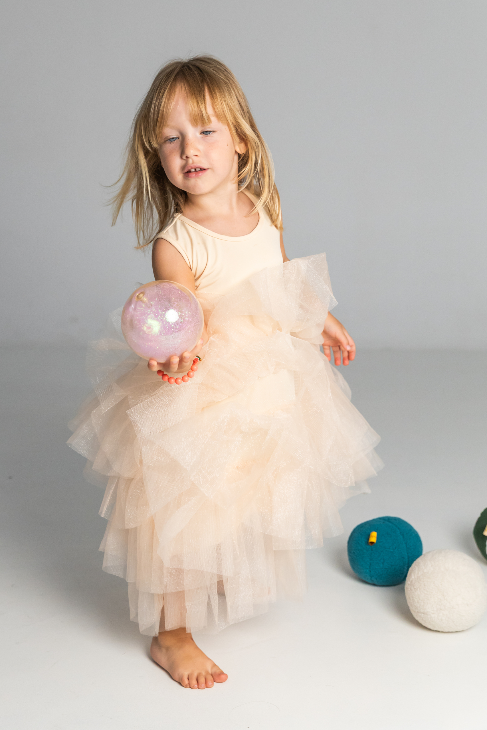 ROBE TUTU ABRICOT DEGUISEMENT ENFANTS