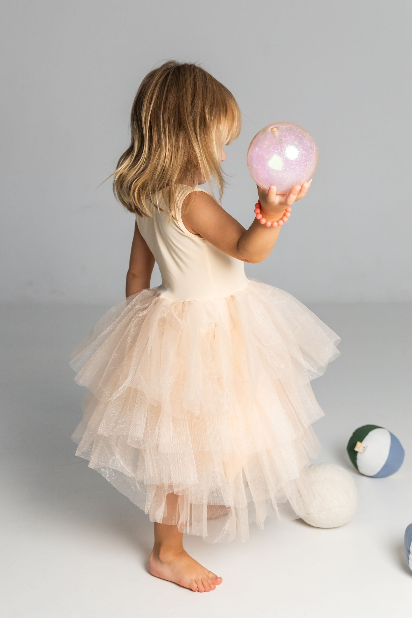 ROBE TUTU ABRICOT DEGUISEMENT ENFANTS
