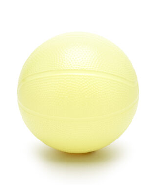 BALLON DE BASKET 18 CM JAUNE RATATAM KIDS BB-019