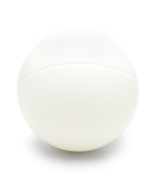 ballon de basket blanc 18 cm Ratatam kids bb-021