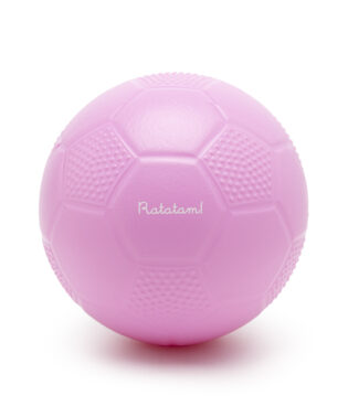 BALLON DE FOOTBALL 18 CM ROSE RATATAM KIDS FB-014