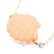 SM-CO31 SAC A MAIN COQUILLAGE EN SILICONE CORAIL AVEC BANDOULIERE EN PERLES BOIS ET COQUILLAGE RATATAM KIDS