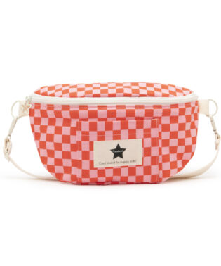 BANANE DAMIER ROSE ET ROUGE BN-A035 RATATAM KIDS