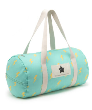 SB-A027 SAC BOWLING DE SPORT BLEU ET ECLAIRS EN COTON RATATAM KIDS