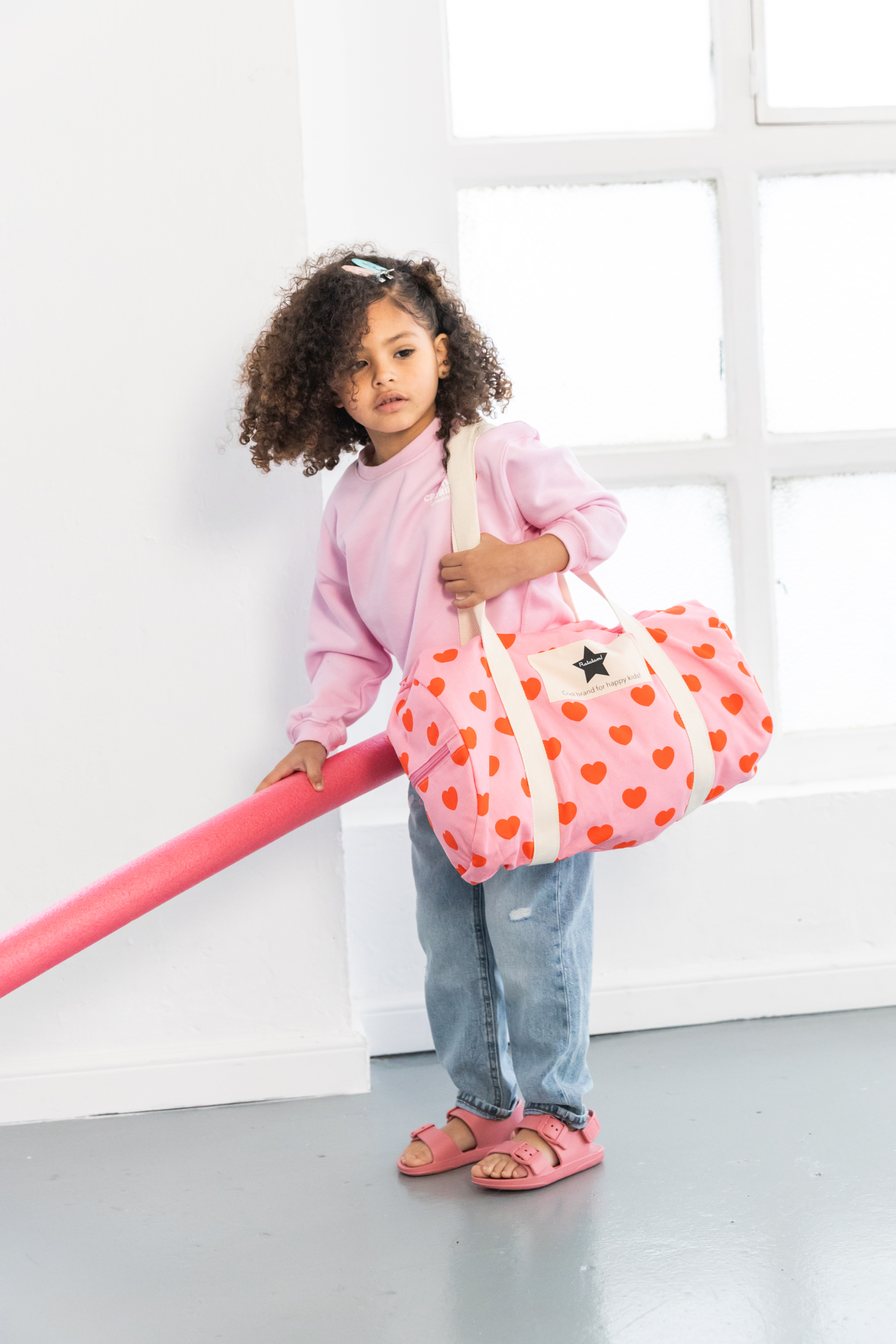 SAC BOWLING COEURS ROSE ET ROUGE ENFANTS MAMAN ADO RATATAM