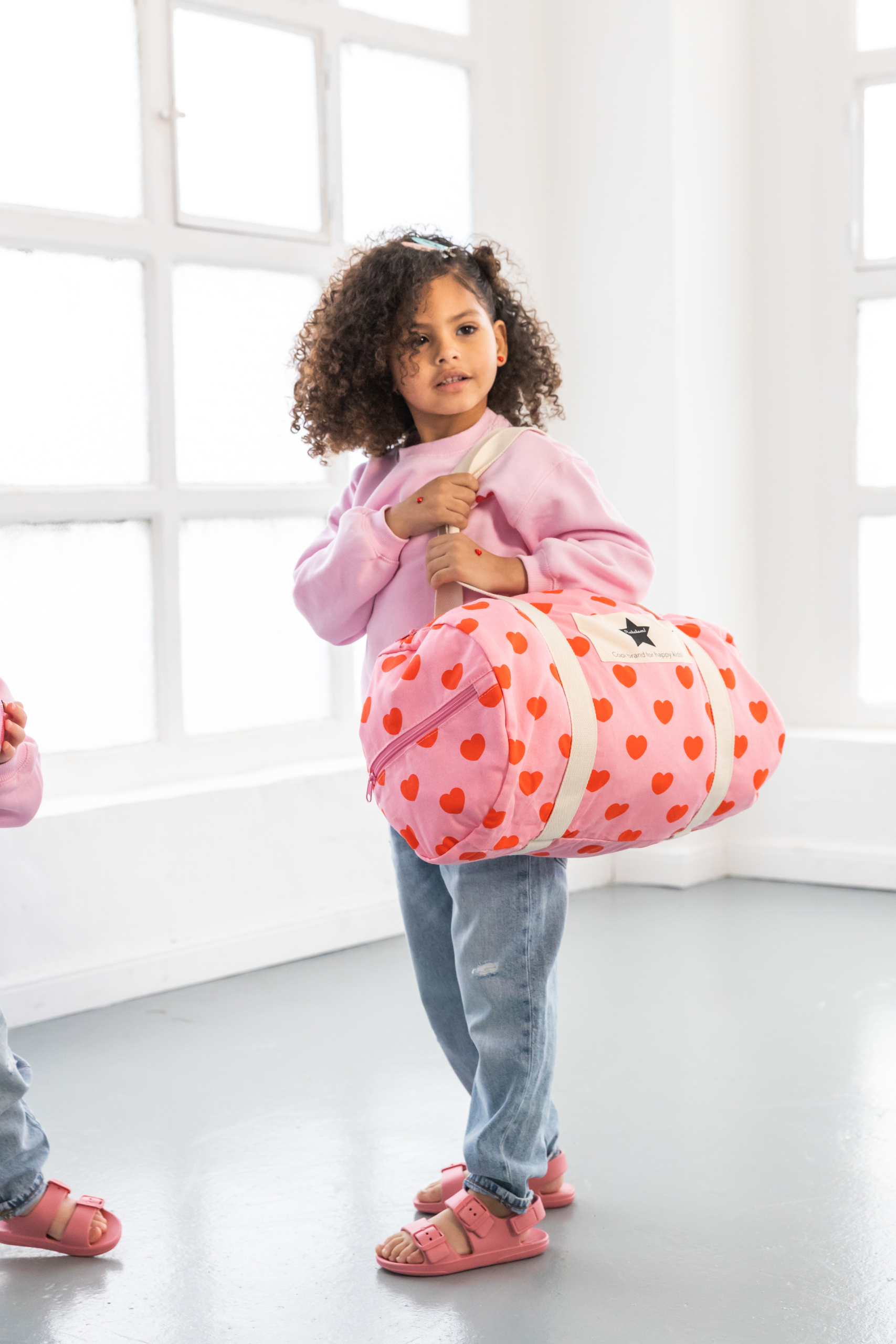 SAC BOWLING COEURS ROSE ET ROUGE ENFANTS MAMAN ADO RATATAM