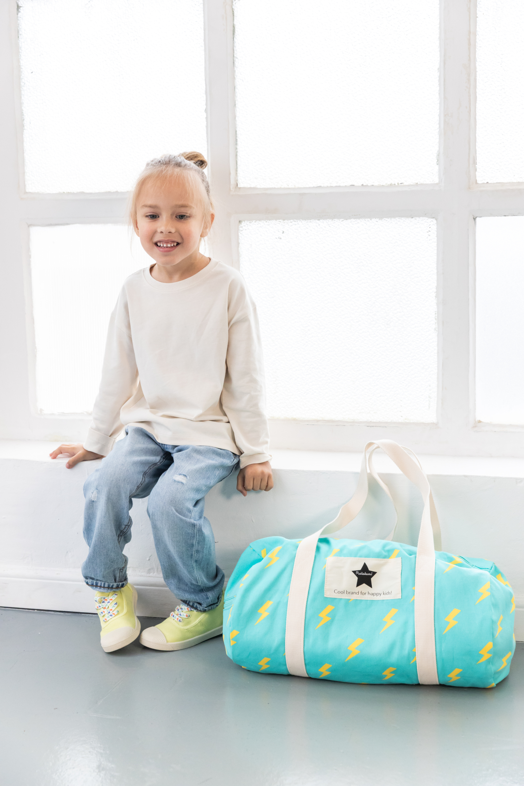 SAC BOWLING ECLAIRS ET BLEU ENFANTS MAMAN ADO RATATAM