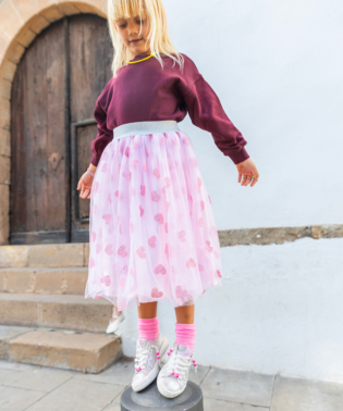 JUPON LONG COEURS ENFANTS RATATAM DEGUISEMENT