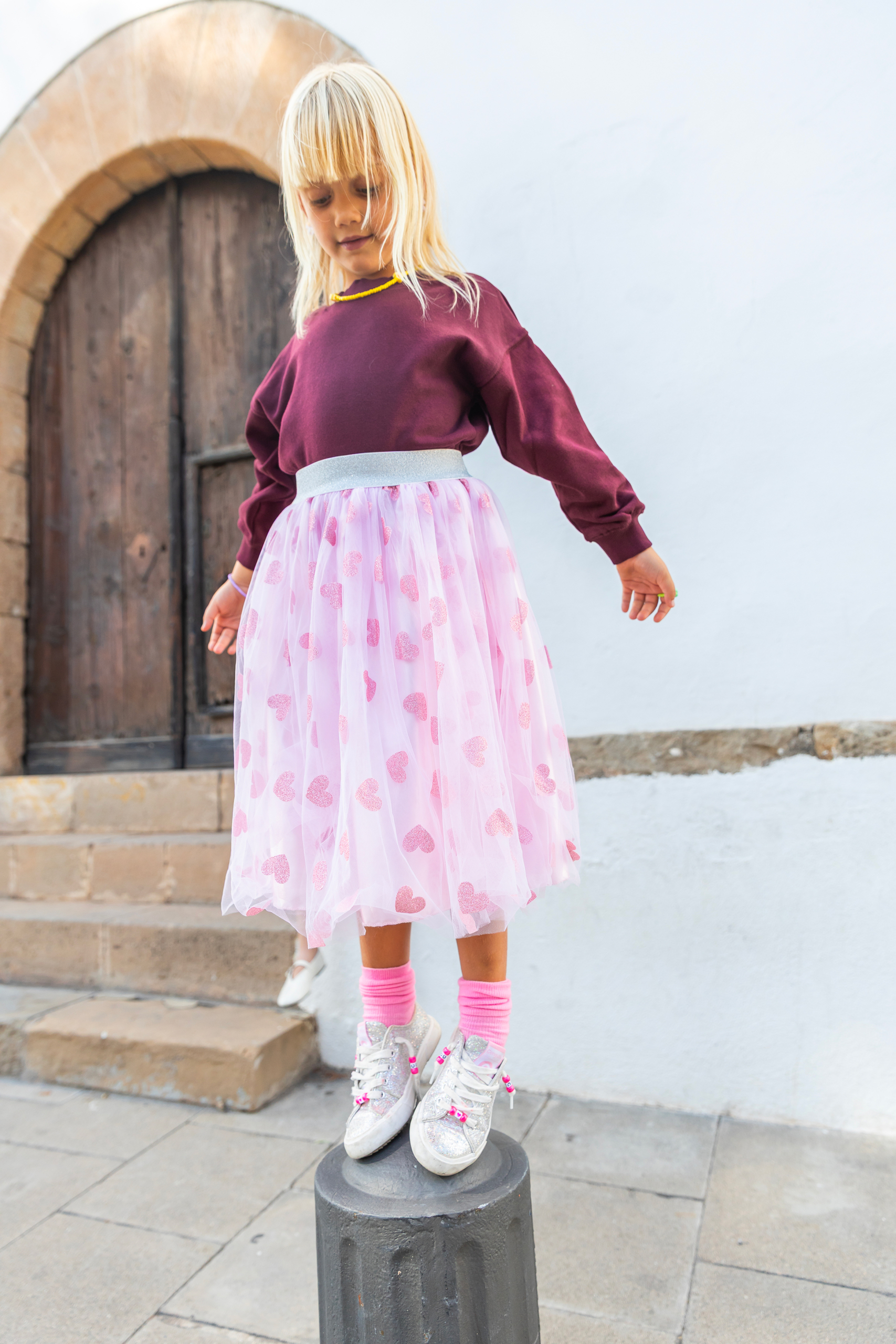 JUPON LONG COEURS ENFANTS RATATAM DEGUISEMENT