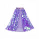 CAPE HOLOGRAPHIQUE A FRANGE VIOLETTE POUR ENFANTS CH-D020