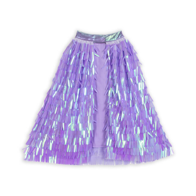 CAPE A FRANGES HOLOGRAPHIQUE VIOLET RATATAM KIDS CH-D020