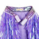 CAPE HOLOGRAPHIQUE A FRANGE VIOLETTE POUR ENFANTS CH-D020