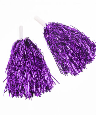 SET POMPONS MAJORETTE POUR ENFANTS VIOLET RATATAM KIDS