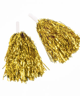 SET 2 POMPONS MAJORETTE ENFANTS OR RATATAM KIDS