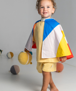 BABY SET SUPER HERO ROUGE POUR ENFANT DEGUISEMENT HERO RATATAM