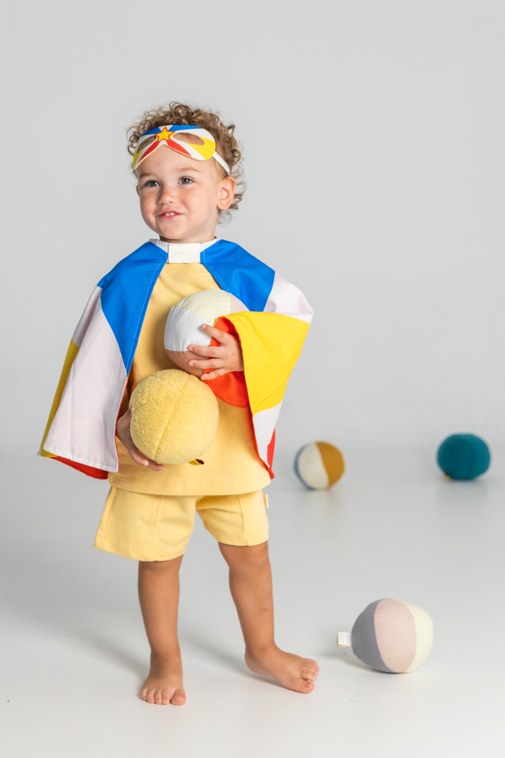 BABY SET SUPER HERO ROUGE POUR ENFANT DEGUISEMENT HERO RATATAM