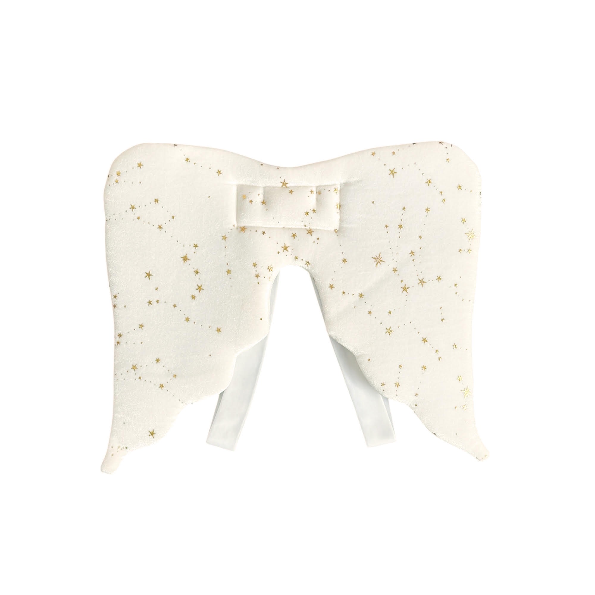 SF-C017 BABY SET FEE - AILES D'ANGES, BAGUETTE MAGIQUE ET CHAPEAU DORES POUR BEBE