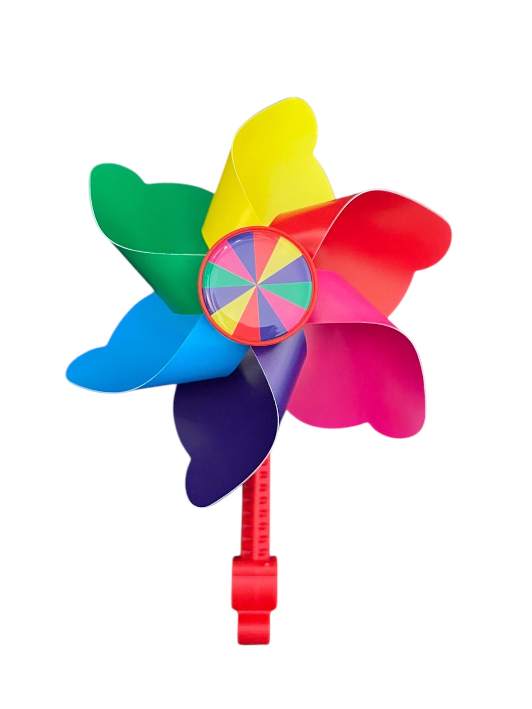 MOULIN A VENT MULTICOLORE VELO OU TROTINETTE