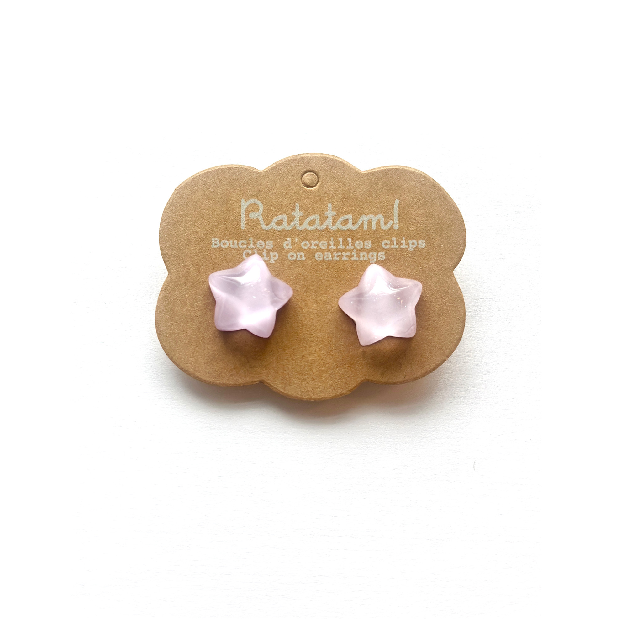 EA-00029-PP BOUCLES D'OREILLES A CLIPSER VIOLET RATATAM