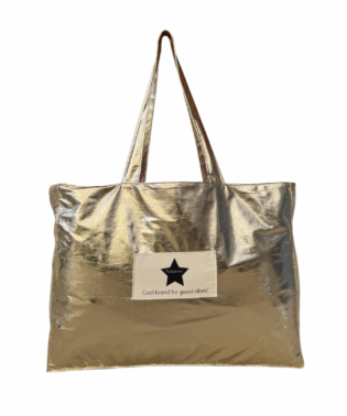 Le grand sac irisé Nova - Doré