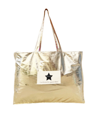 Le grand sac irisé Nova - Doré