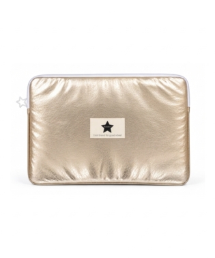 POCHETTE ORDINATEUR DOREE NOVA