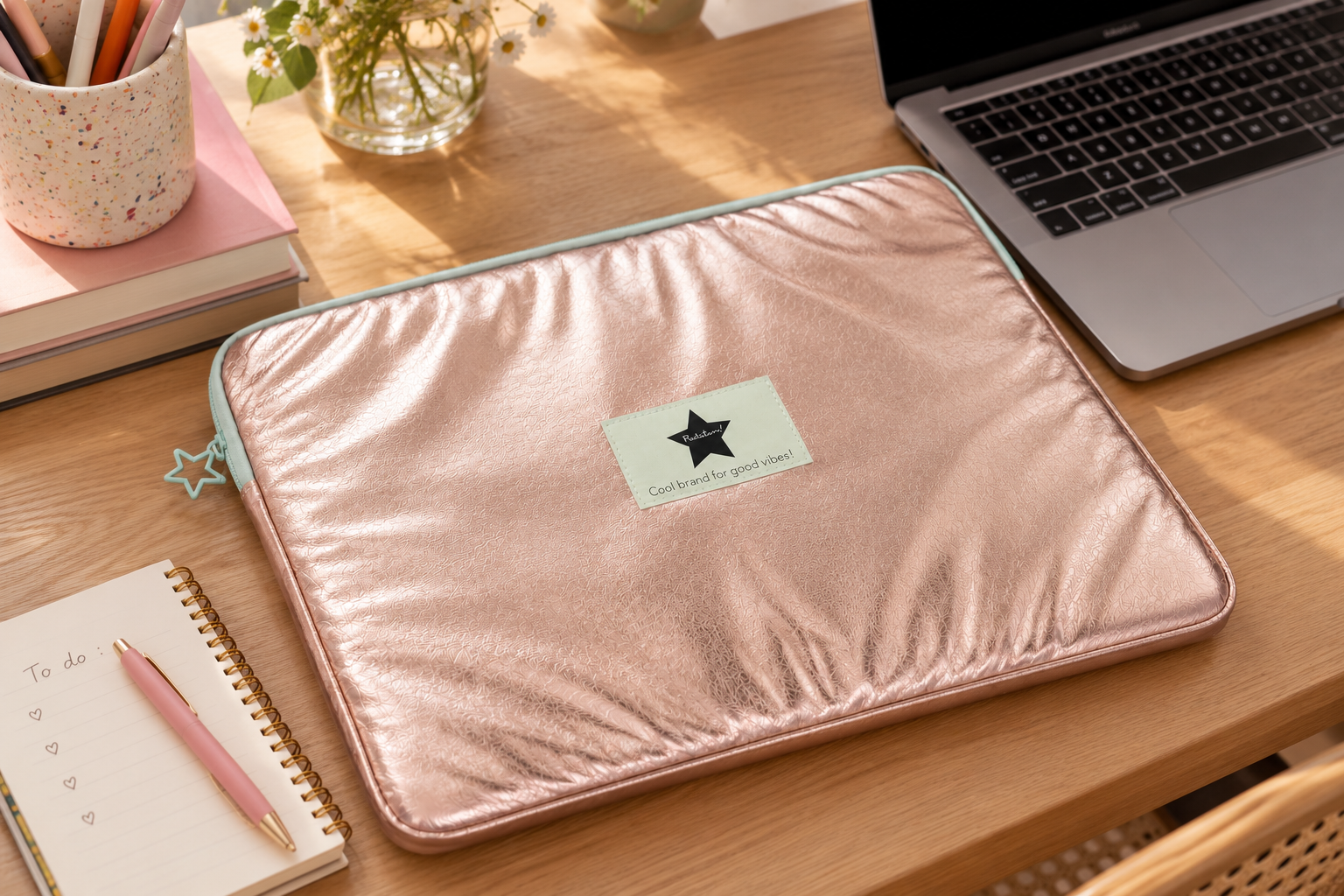 PHOTO LIFESTYLE POSCHETTE ORDI NOVA ROSE POCHETTE ORDINATEUR NOVA ROSE