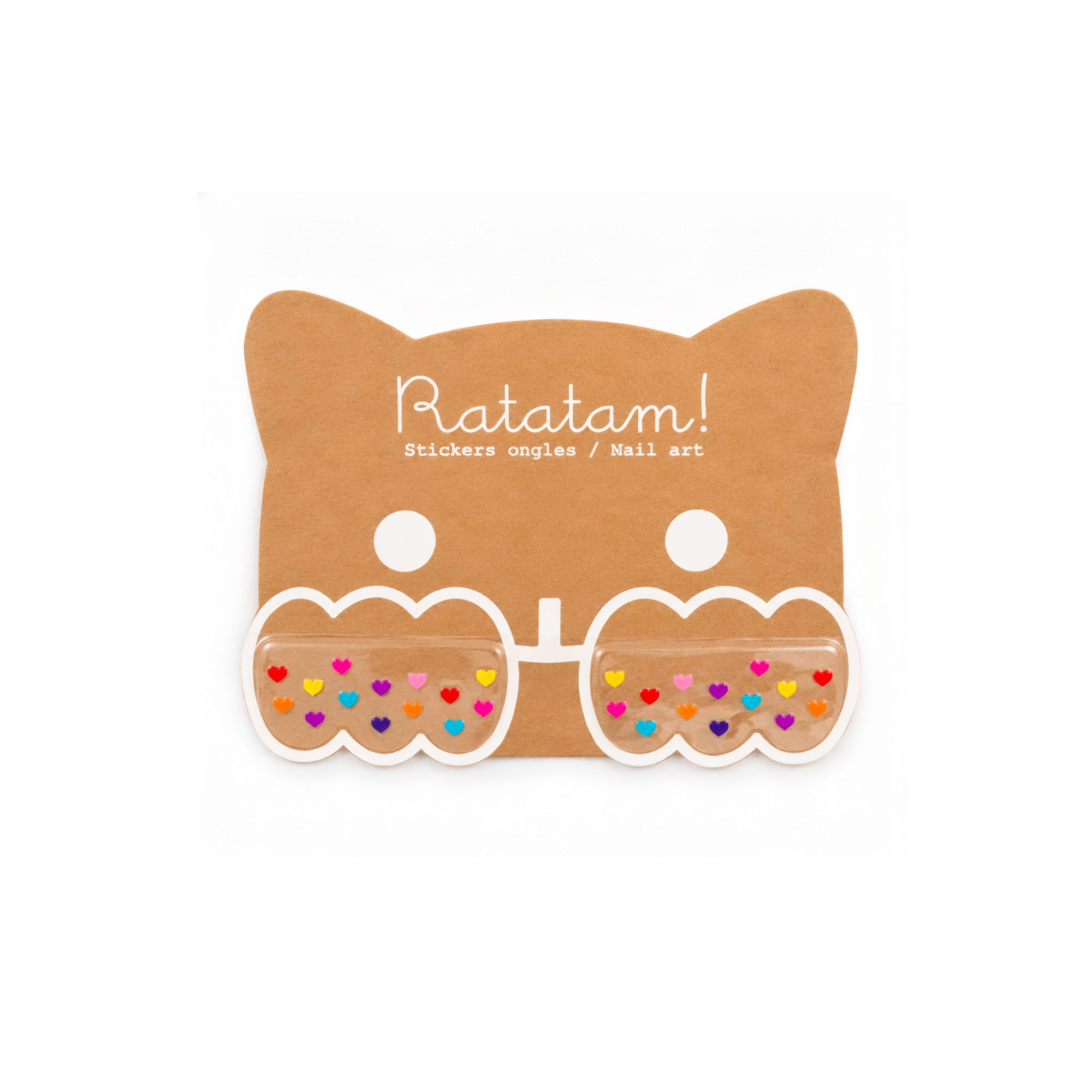 STICKERS ONGLES COEURS ENFANTS RATATAM