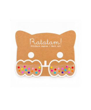Sticker ongles pois - Multico