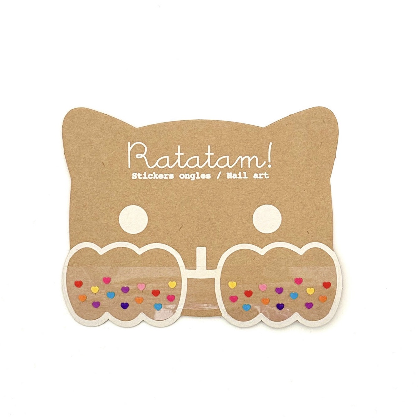 STICKERS ONGLES COEURS RATATAM ENFANT