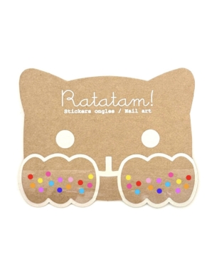 STICKERS ONGLES POIS ENFANTS RATATAM