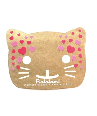 STICKERS VISAGE COEURS RATATAM