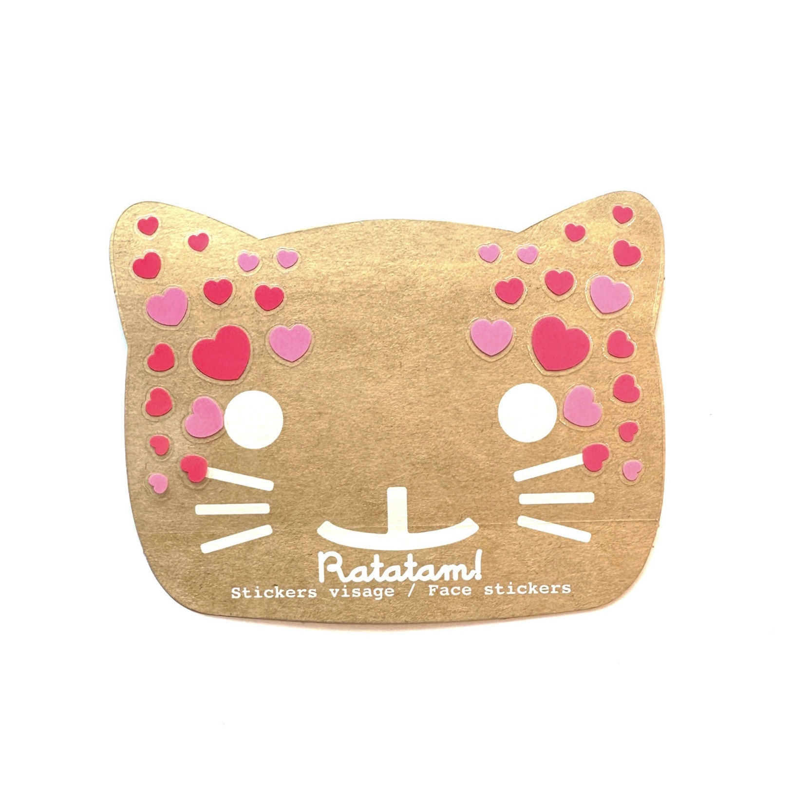 STICKERS VISAGE COEURS RATATAM