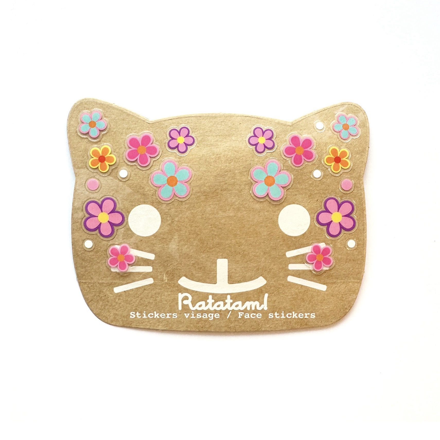 STICKERS VISAGE FLEURS RATATAM