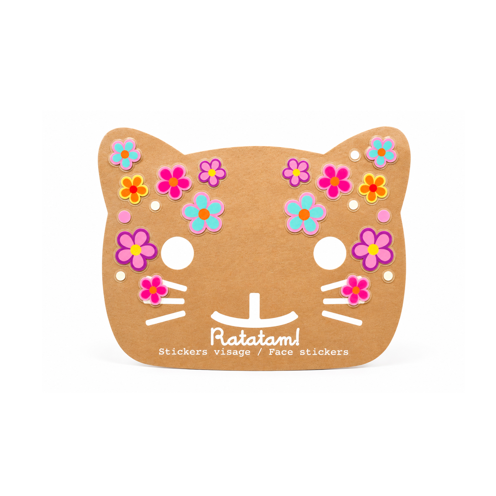 STICKERS VISAGE FLOWERS PACKSHOT STICKERS VOSAGE FLEURS RATATAM