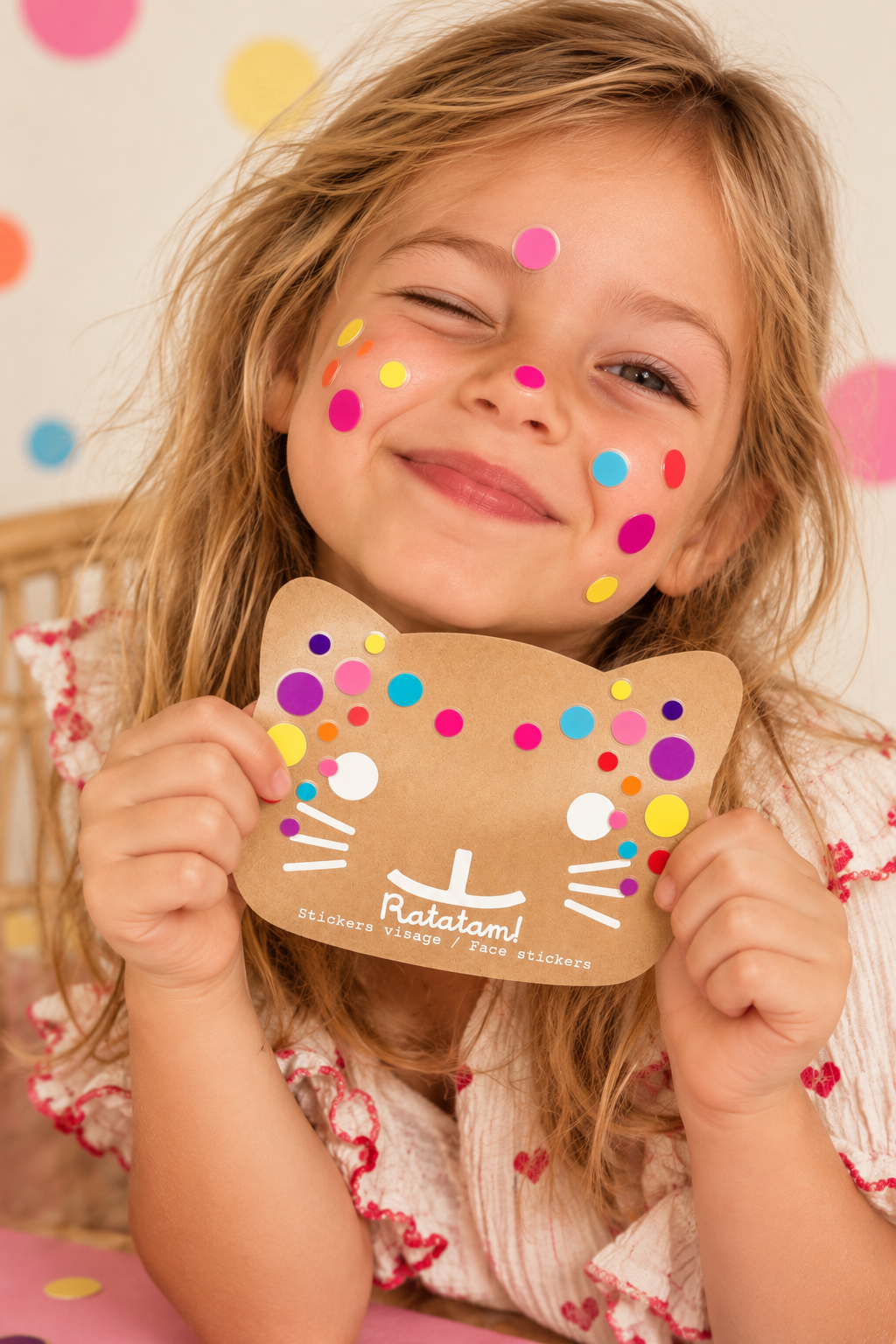 STICKERS VISAGE POIS LIFESTYLE 2 STICKERS VISAGE POIS ENFANT RATATAM
