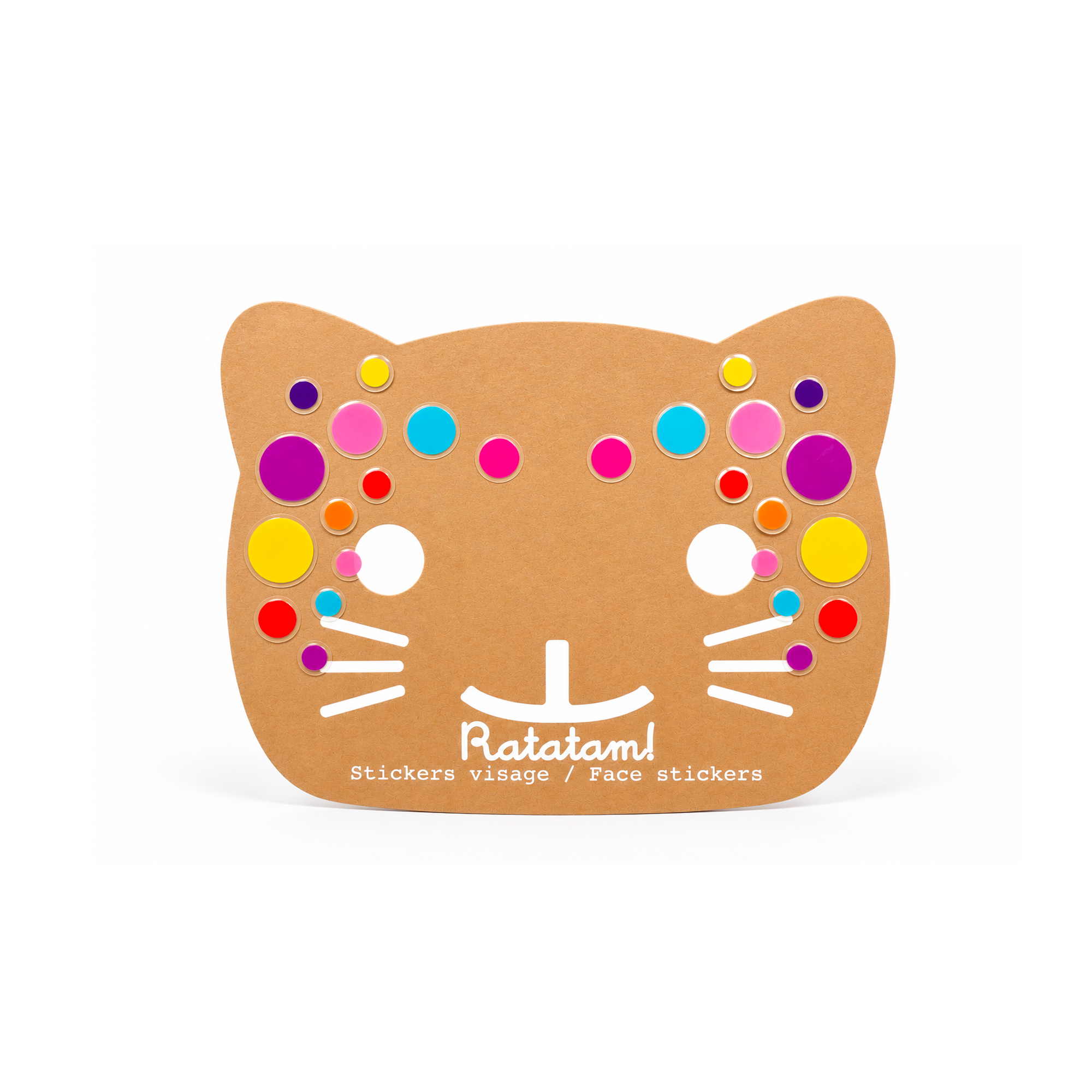 STICKERS VISAGE POIS PACKSHOT STICKERS VISAGE POIS ENFANT RATATAM