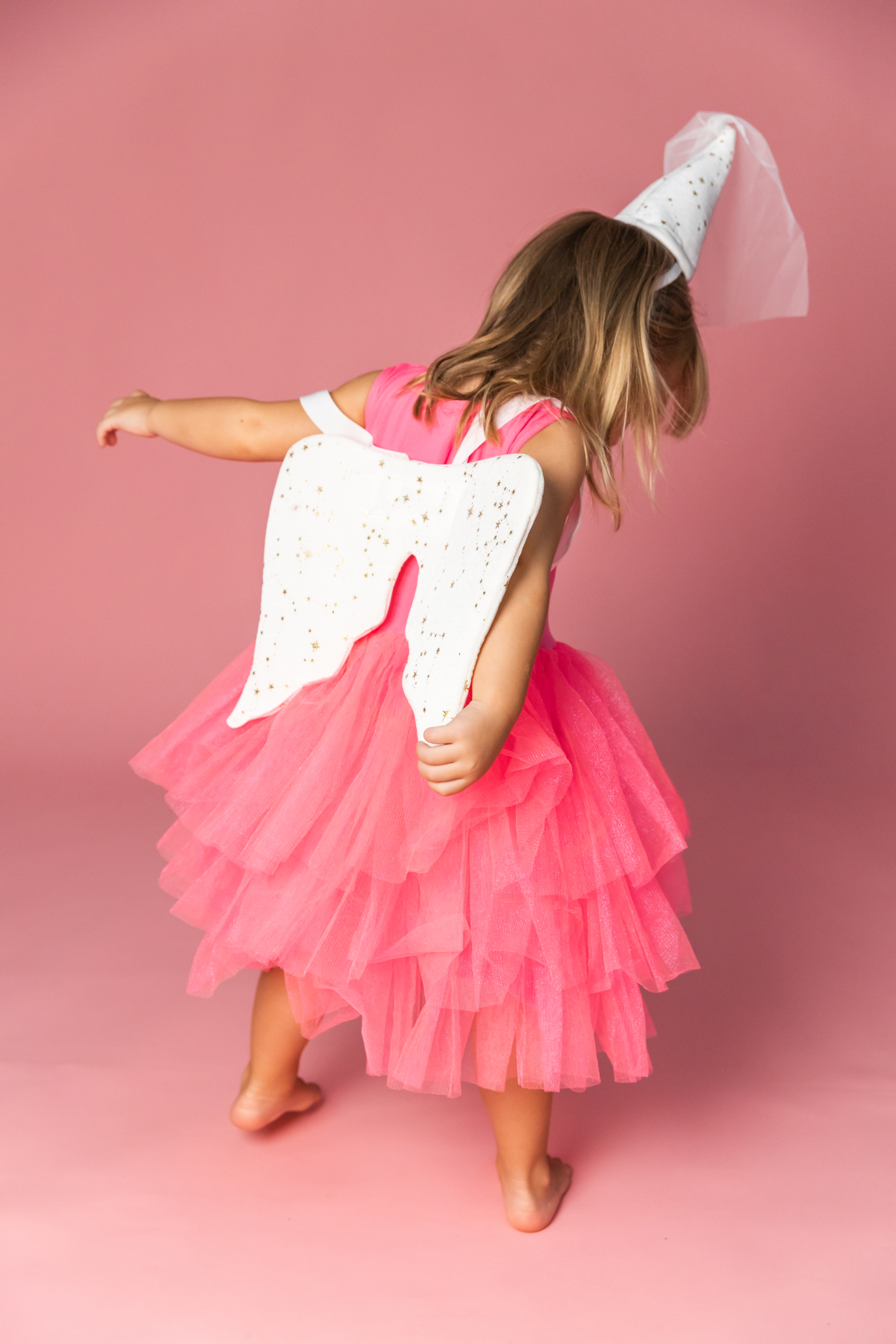SET DEGUISEMENT FAIRY AILES D'ANGE CHAPEAU ET BAGUETTE ETOILE FEE DEGUISEMENT POUR ENFANT RATATAM