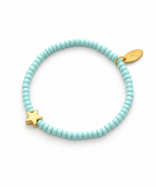 BRACELET ELASTIQUE VIOLET BLEU