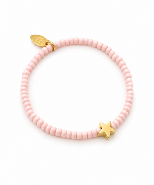 BRACELET ETOILE ROSE ENFANT