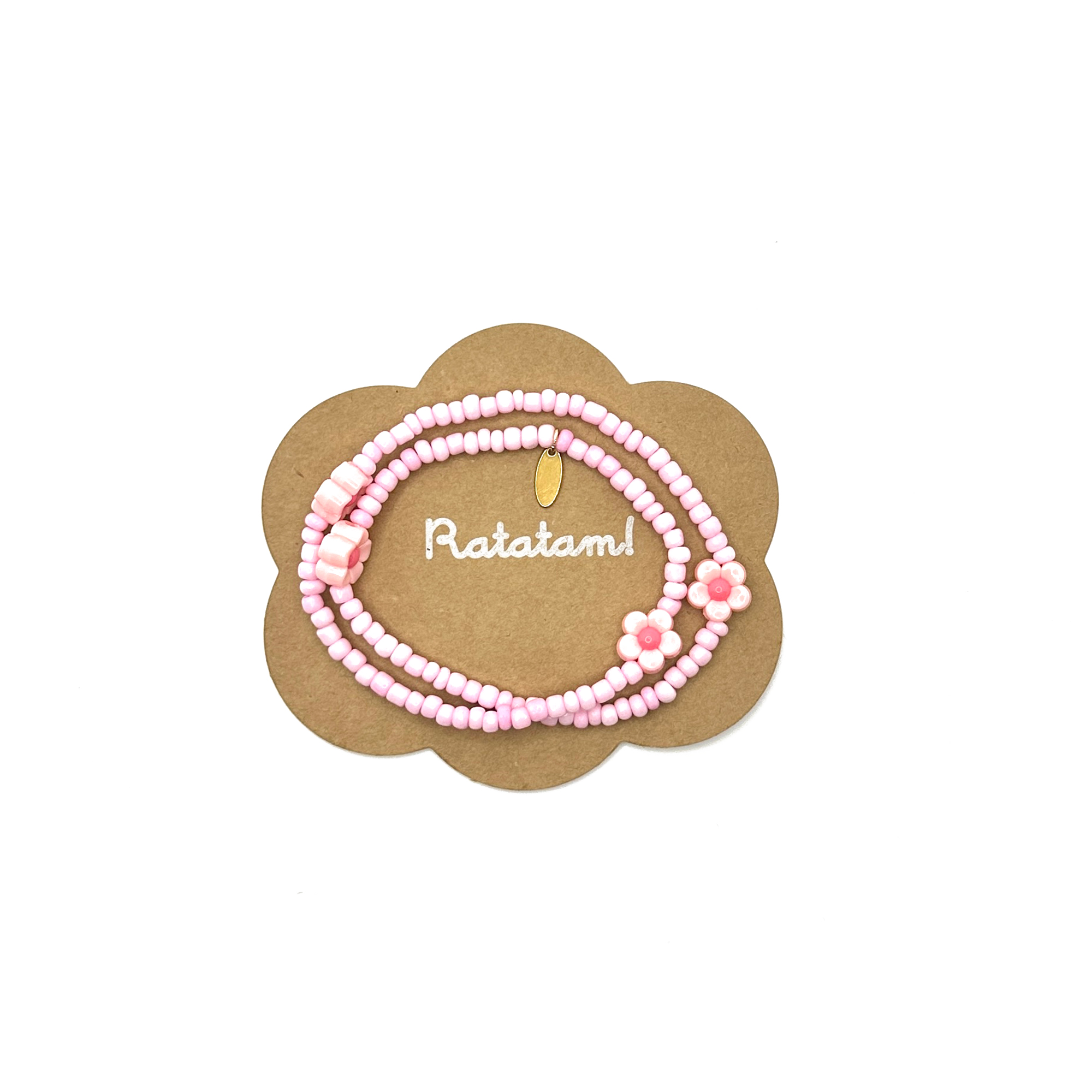 COLLIER FLEUR ROSE CO-FL004 PACK